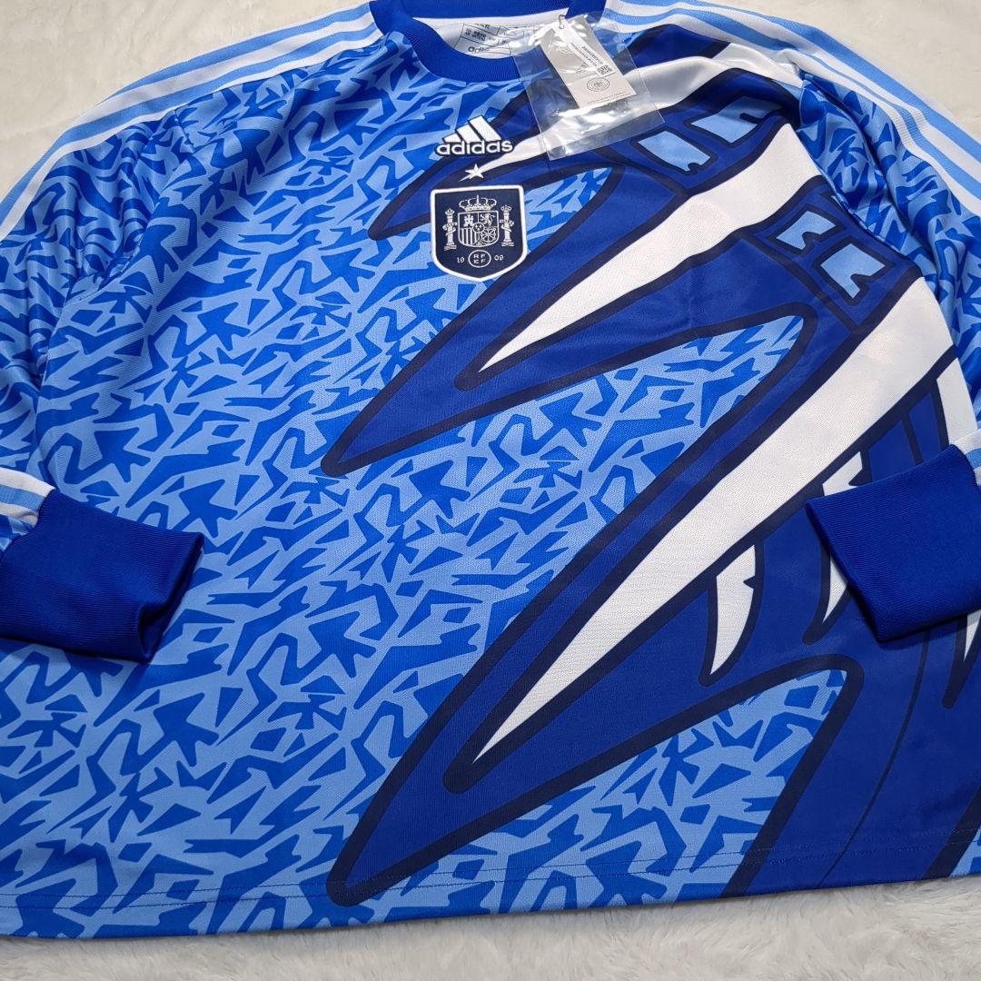 【未使用！完売品 L】adidas 2022 サッカー スペイン GK シャツ