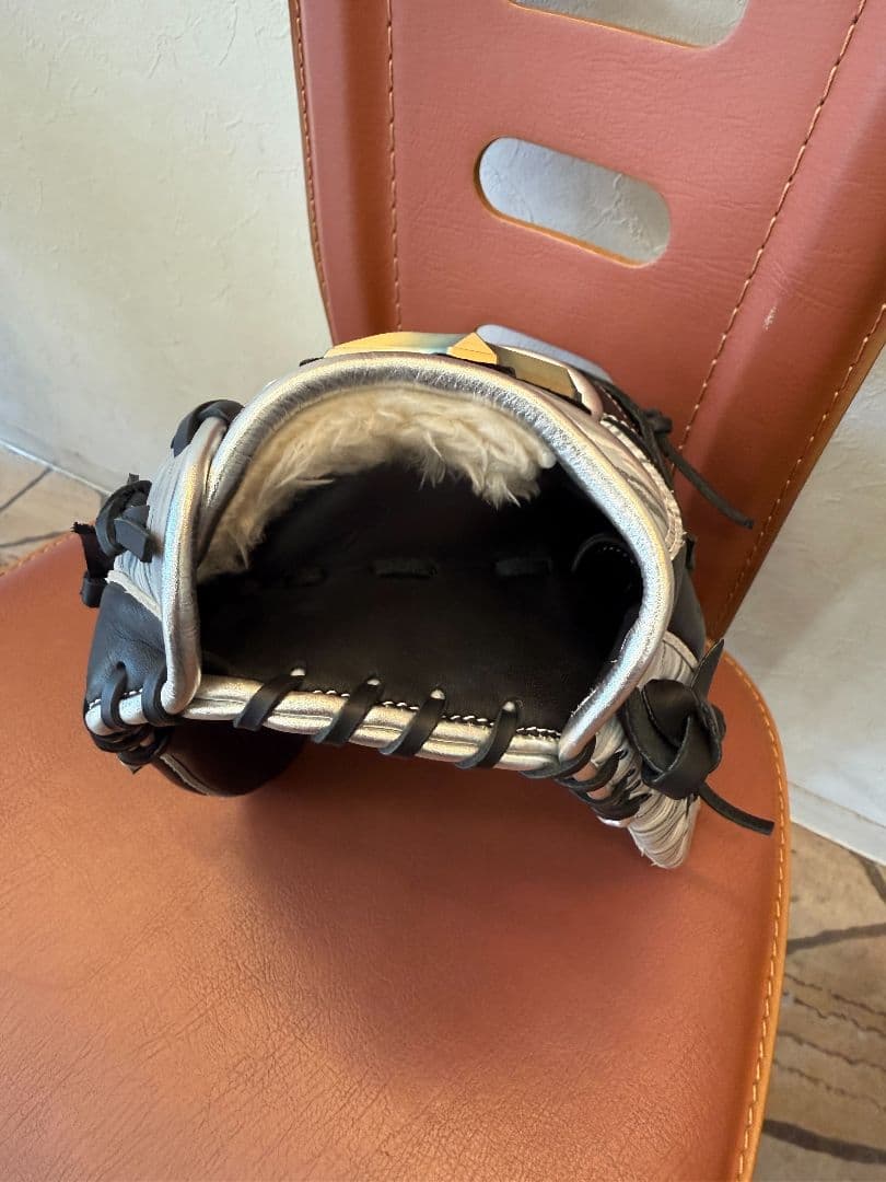 Mizunoグローバルエリート軟式 野球用グローブ 黒/グレー