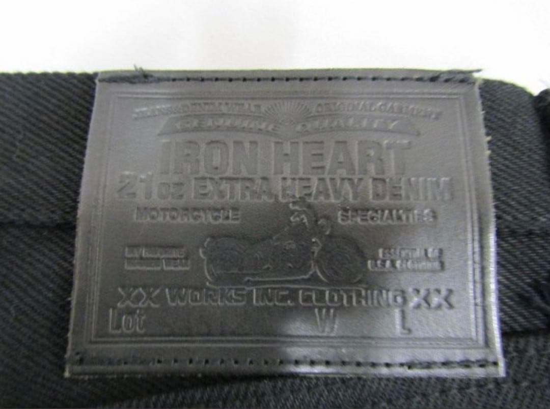 IRONHEART アイアンハート 黒鎧 21oz ブーツカット W34インチ