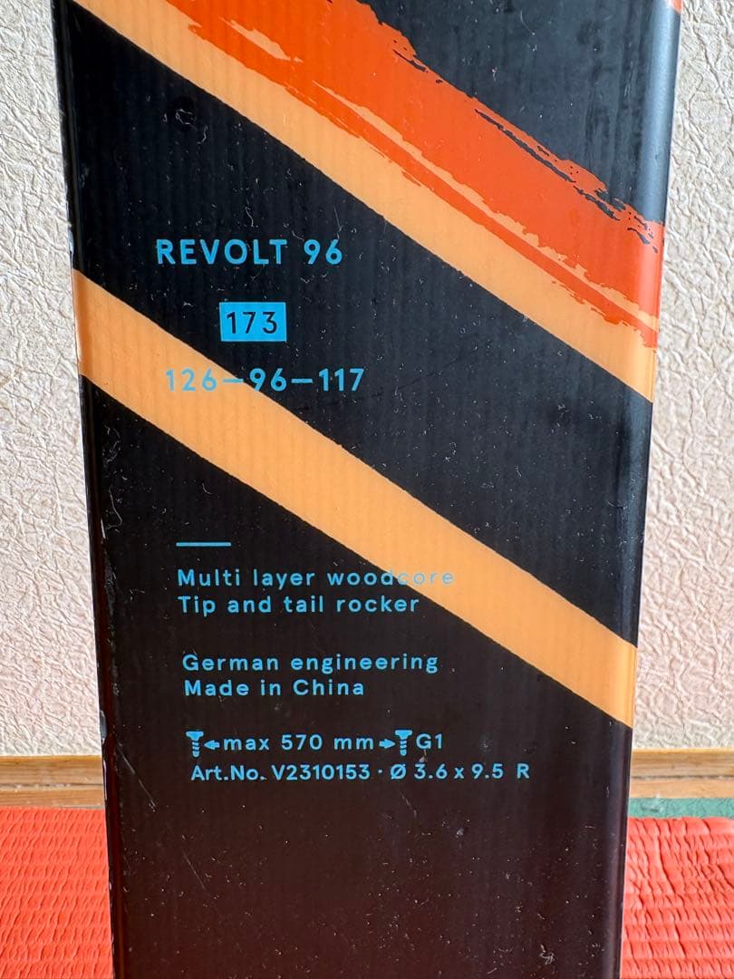 3/2発送Völkl revolt 96 173 マーカーgriffon13