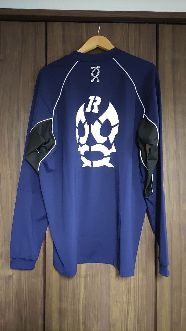 【新品未使用】サイズ7 メンズ モックネックシャツ ラッセルノ ネイビー