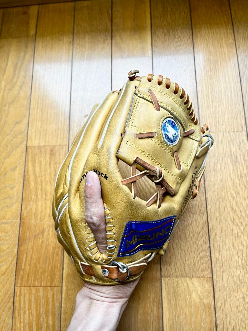 ミズノ　MIZUNO 青カップ　軟式用グローブ　デッドストック