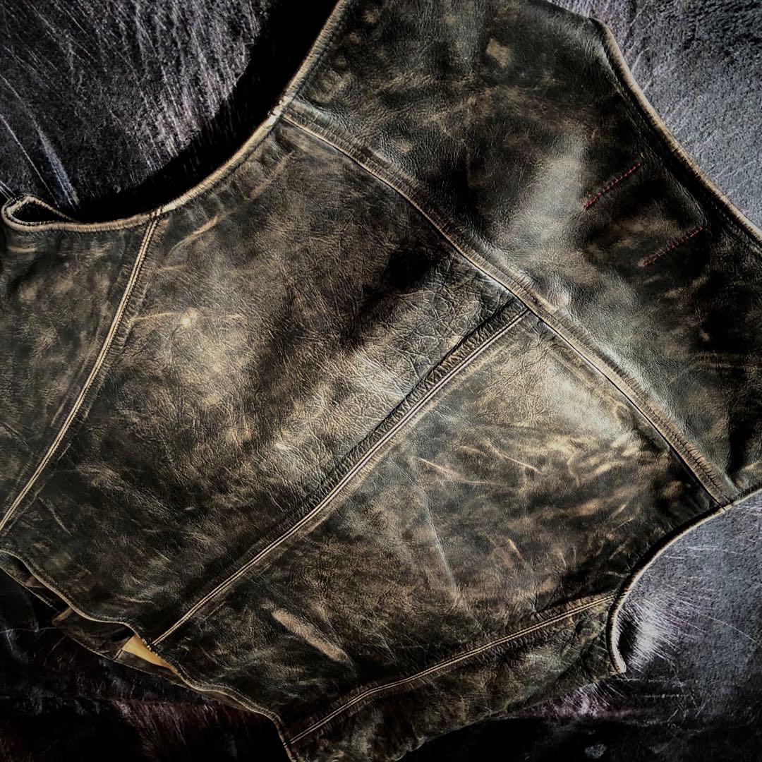 ジャケット・アウター BANANA REPUBLIC Leather Vest
