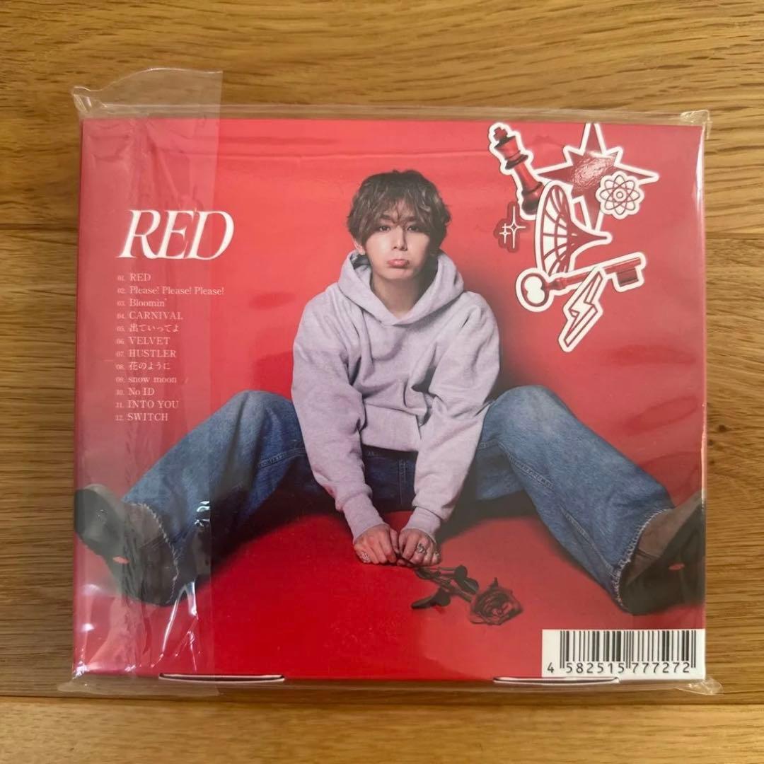 特典抜けなし 山田涼介 Deep RED 盤　アルバム ファミクラストア限定