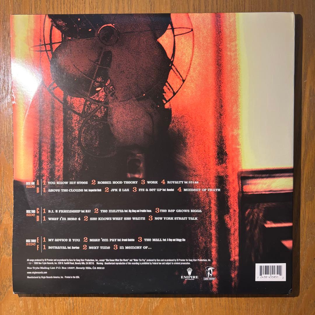 Gang Starr / Moment Of Truth US正規3LP