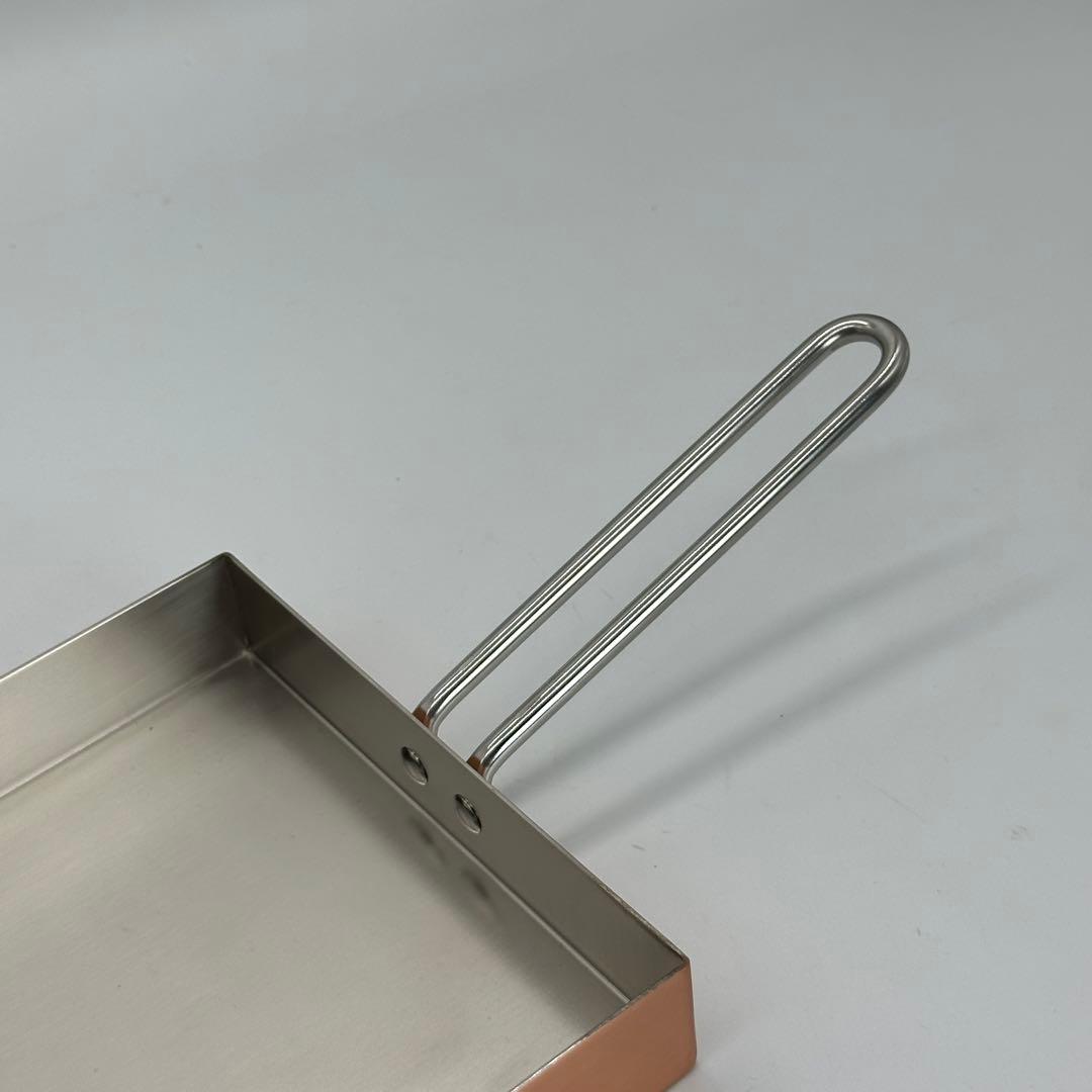 新品 日本製 銅製 玉子焼き器 卵焼き器 角型 正方形 フライパン 出し巻き玉子