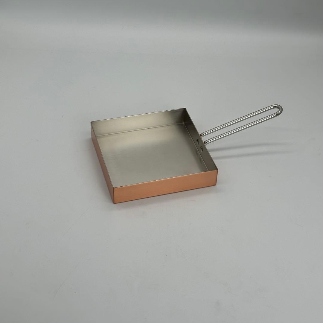 新品 日本製 銅製 玉子焼き器 卵焼き器 角型 正方形 フライパン 出し巻き玉子