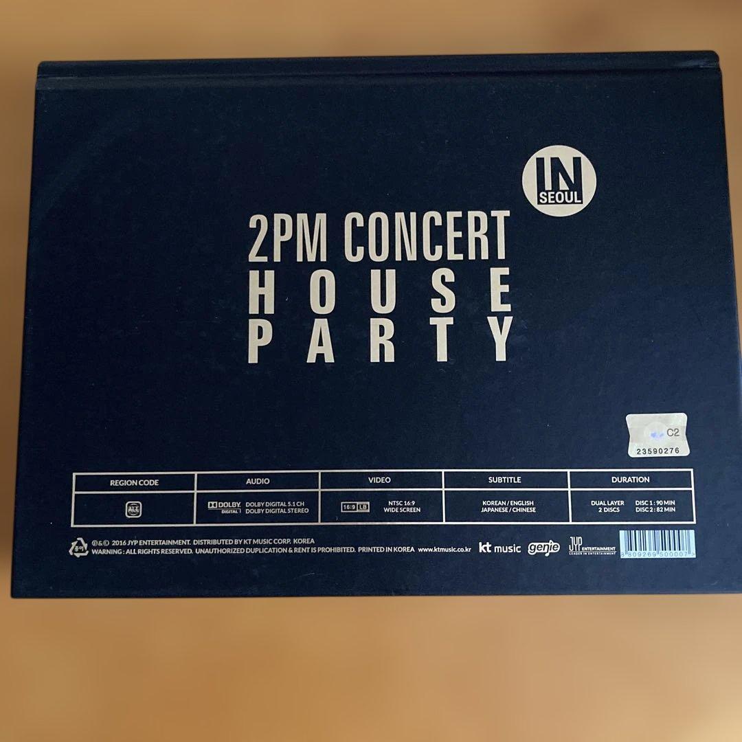 ミュージック 2PM CONCERT HOUSE PARTY DVD