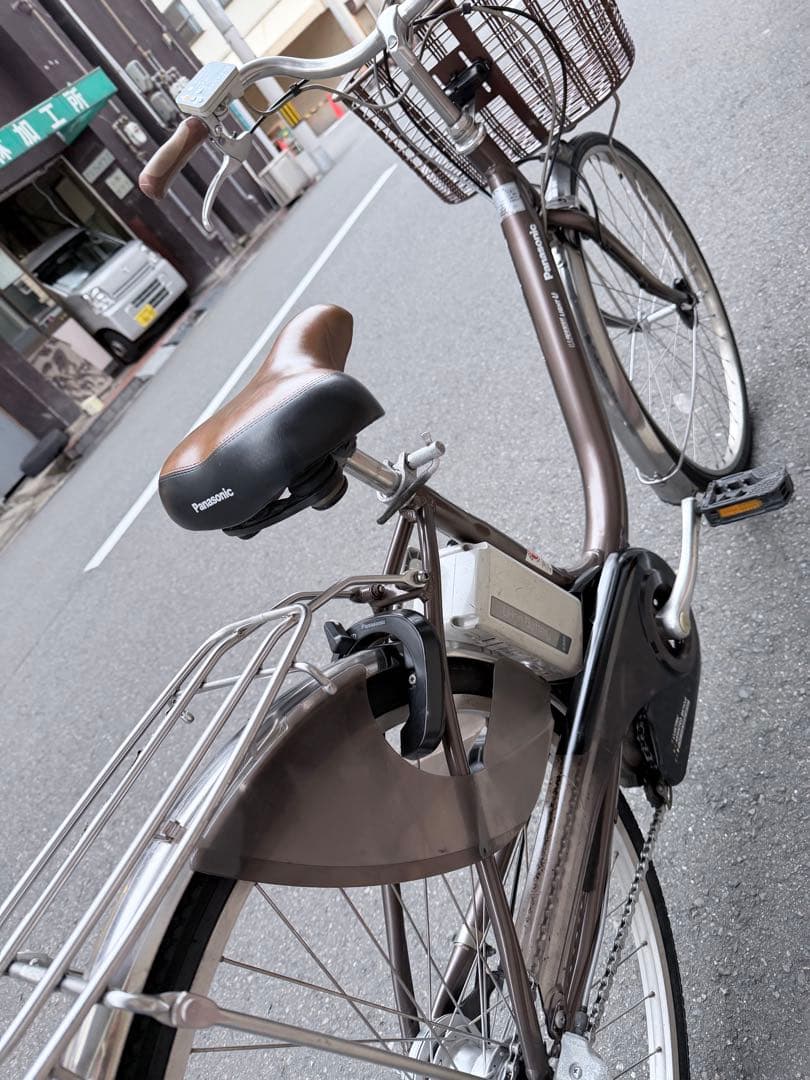 大阪府　Panasonic 電動アシスト自転車　バッテリー8.9ah