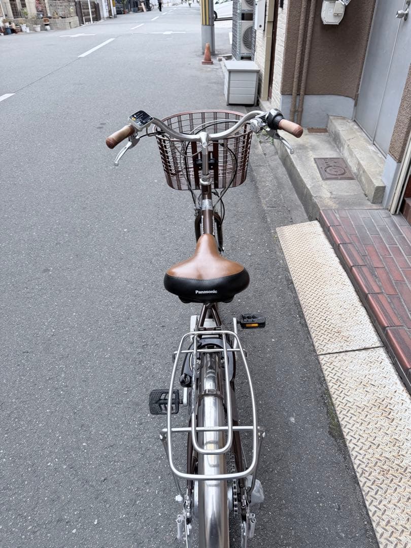 大阪府　Panasonic 電動アシスト自転車　バッテリー8.9ah