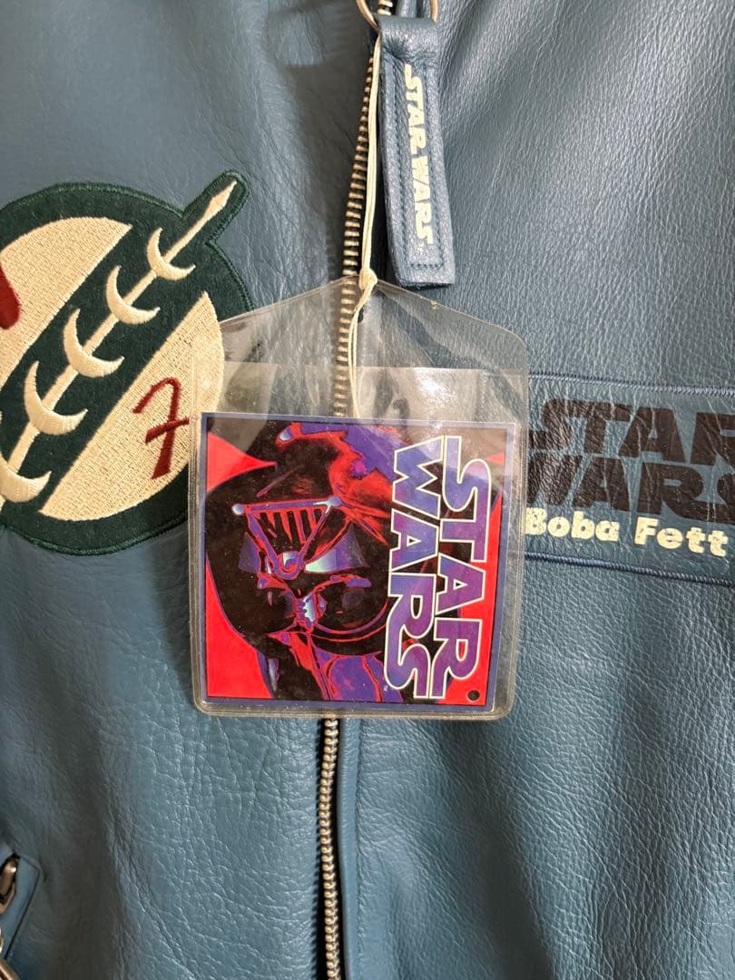 スターウォーズ レザージャケット 革ジャン サンライク ボバフェット　タグ付き