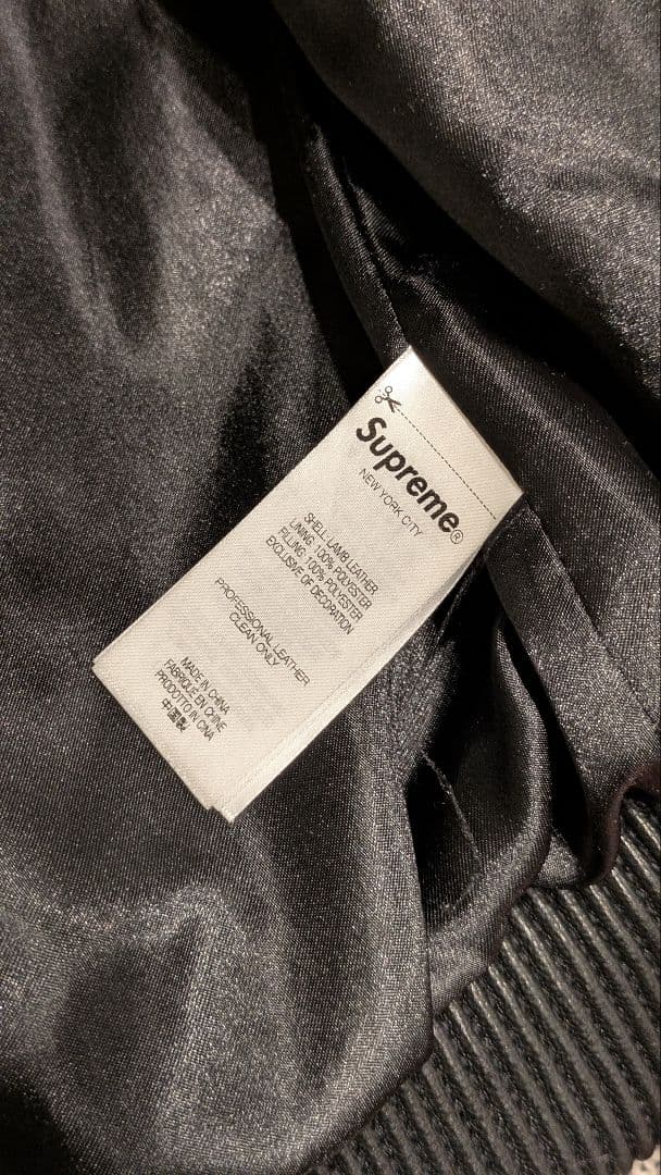 ジャケット・アウター Supreme Mister Cartoon Leather Jacket