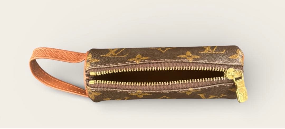 【美品】Louis Vuitton モノグラム ポーチ　ゴルフ ボールケース