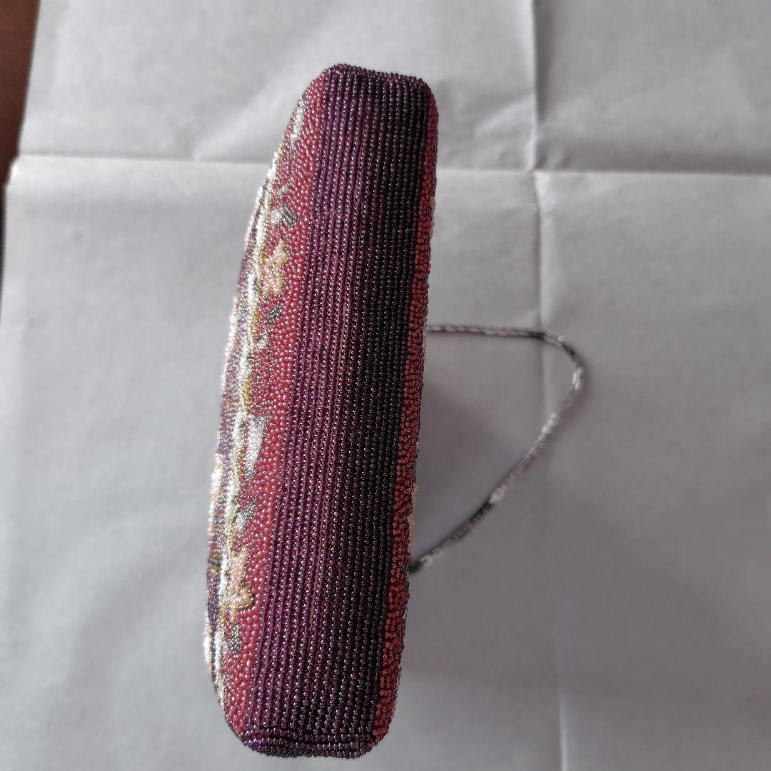 ビーズ刺繍 和装用バッグと草履セット
