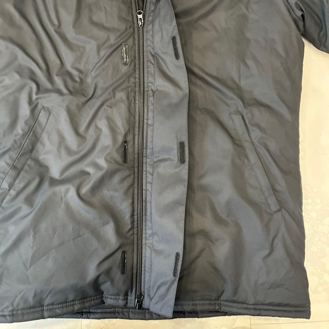 adidas サッカー ベンチコート 黒/赤