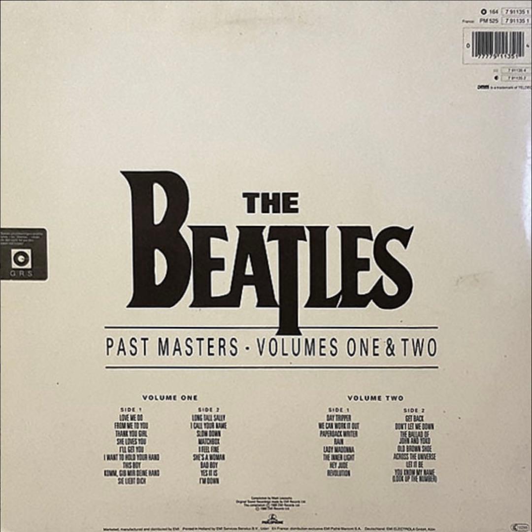 THE BEATLES PAST MASTERS 1&2 レコード　ドイツ盤