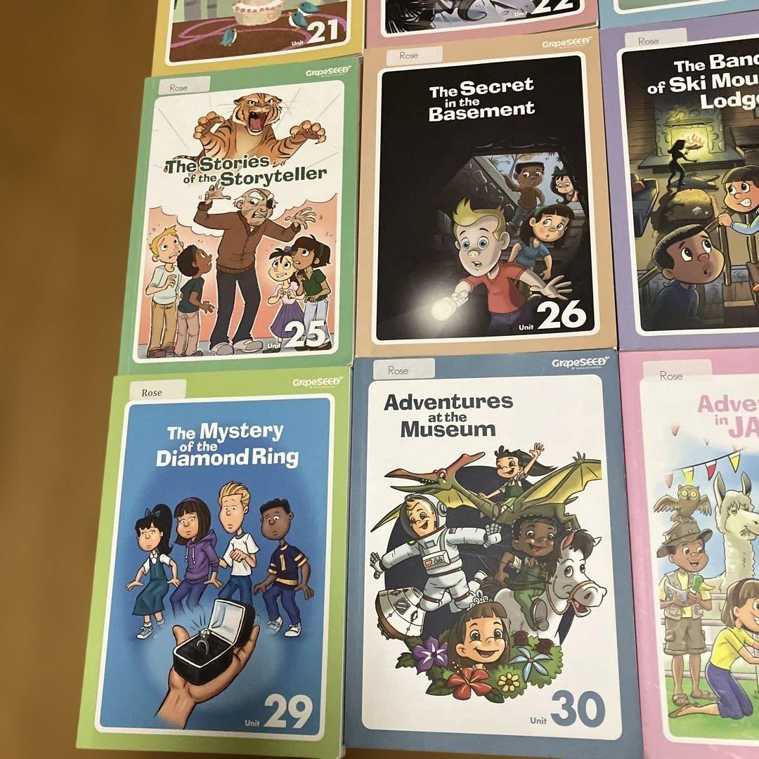 グレープシード 英語 adventure reader unit 21〜32
