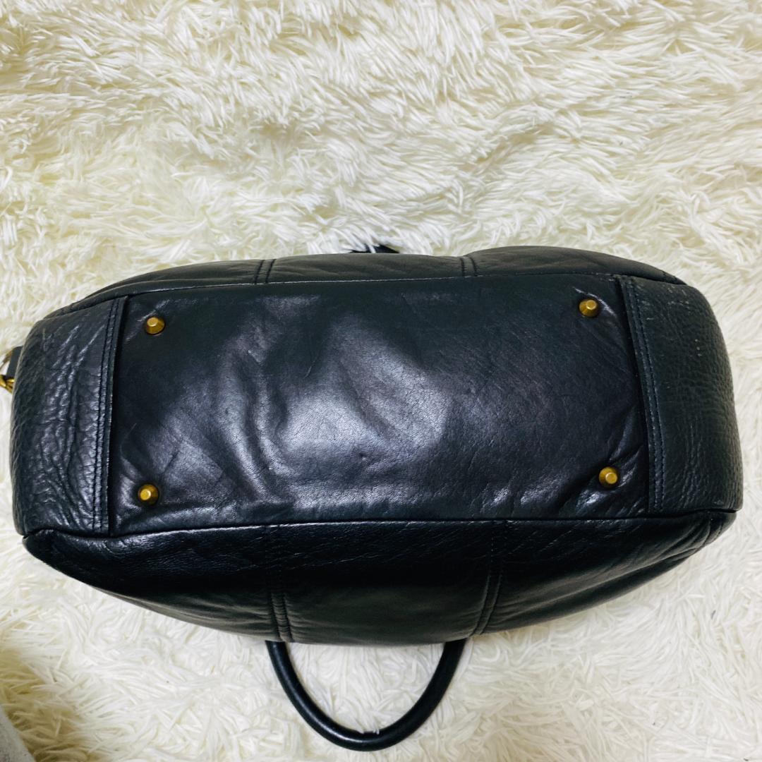 マスターピース　レザー トートバッグ ショルダー 2way ゴールド金具 大容量