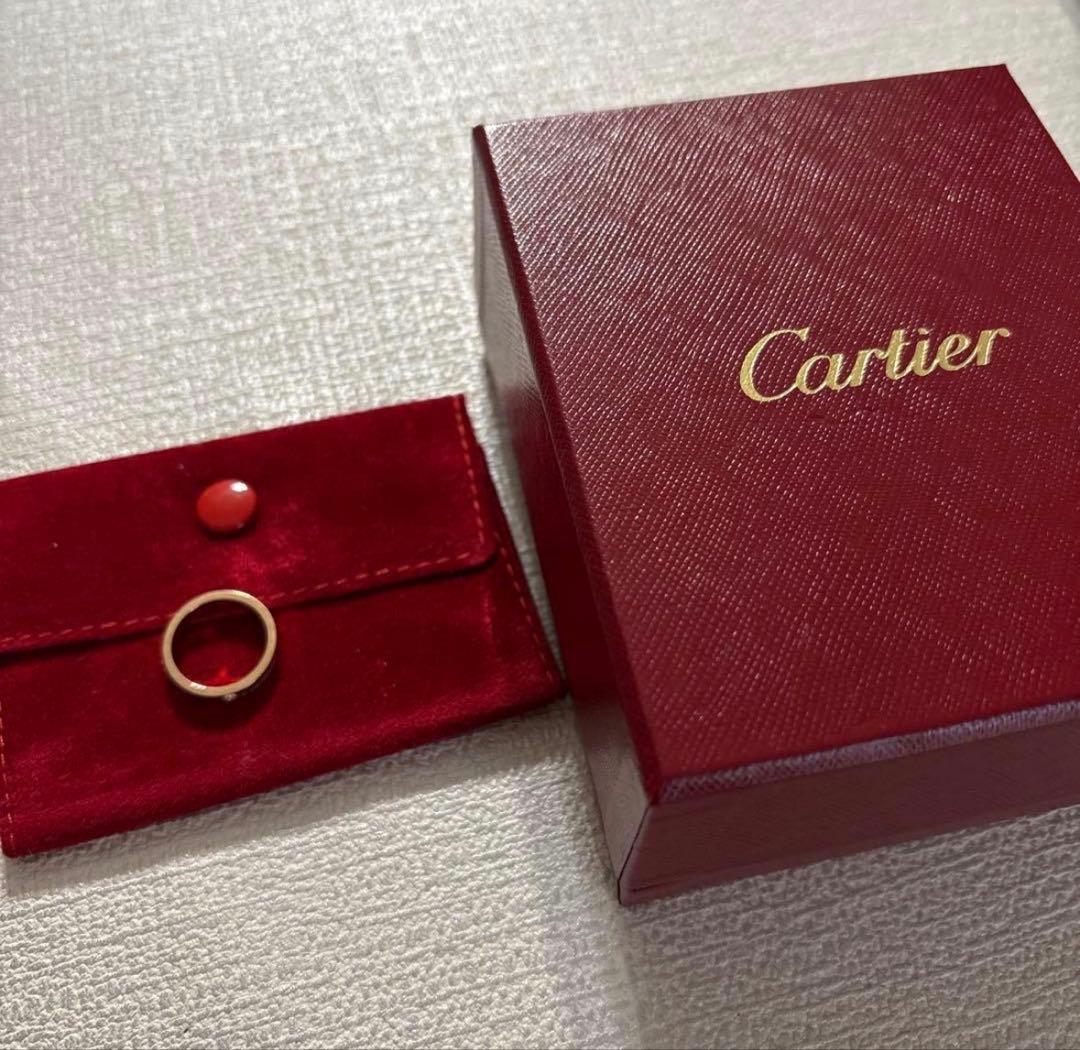 カルティエ　ダイヤモンドリング　7号