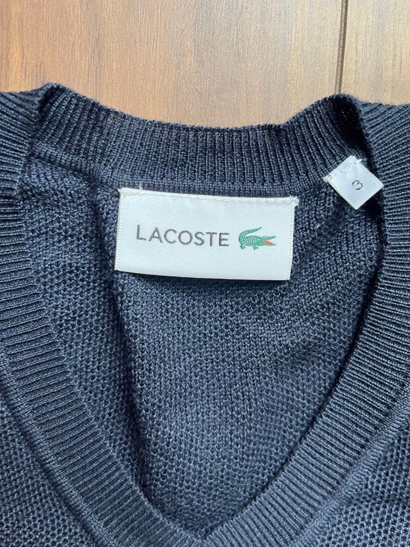 LACOSTE Vネックベスト