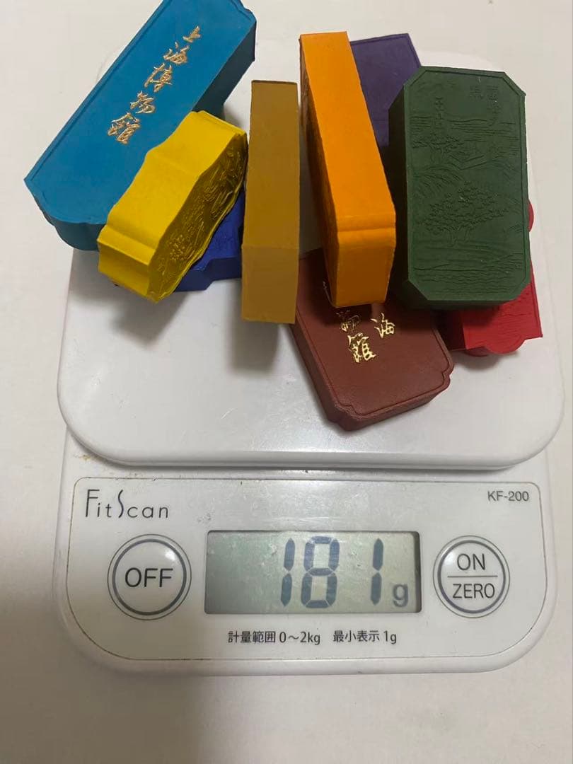 中国美術希少品 彩墨 上海墨記念品 時代品