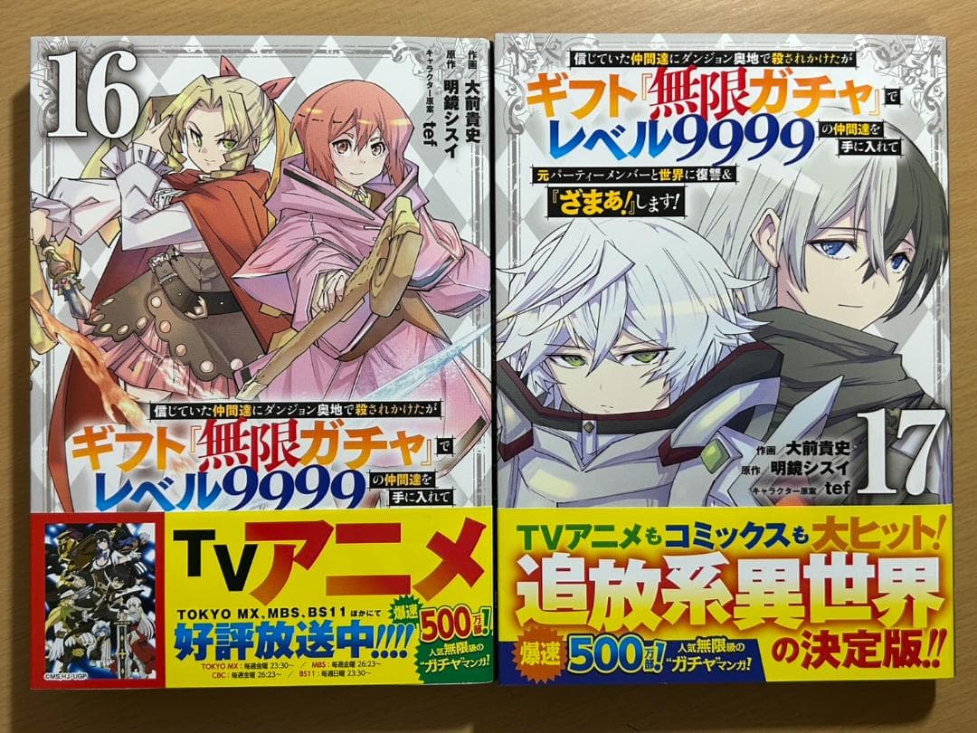 【美品】ギフト『無限ガチャ』でレベル9999　8～17巻セット