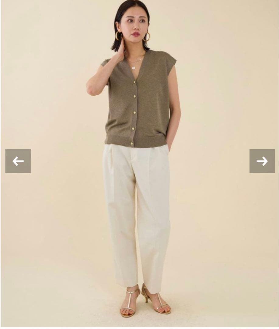 マルモア 【新品】MICA&DEALニットベストカーデ