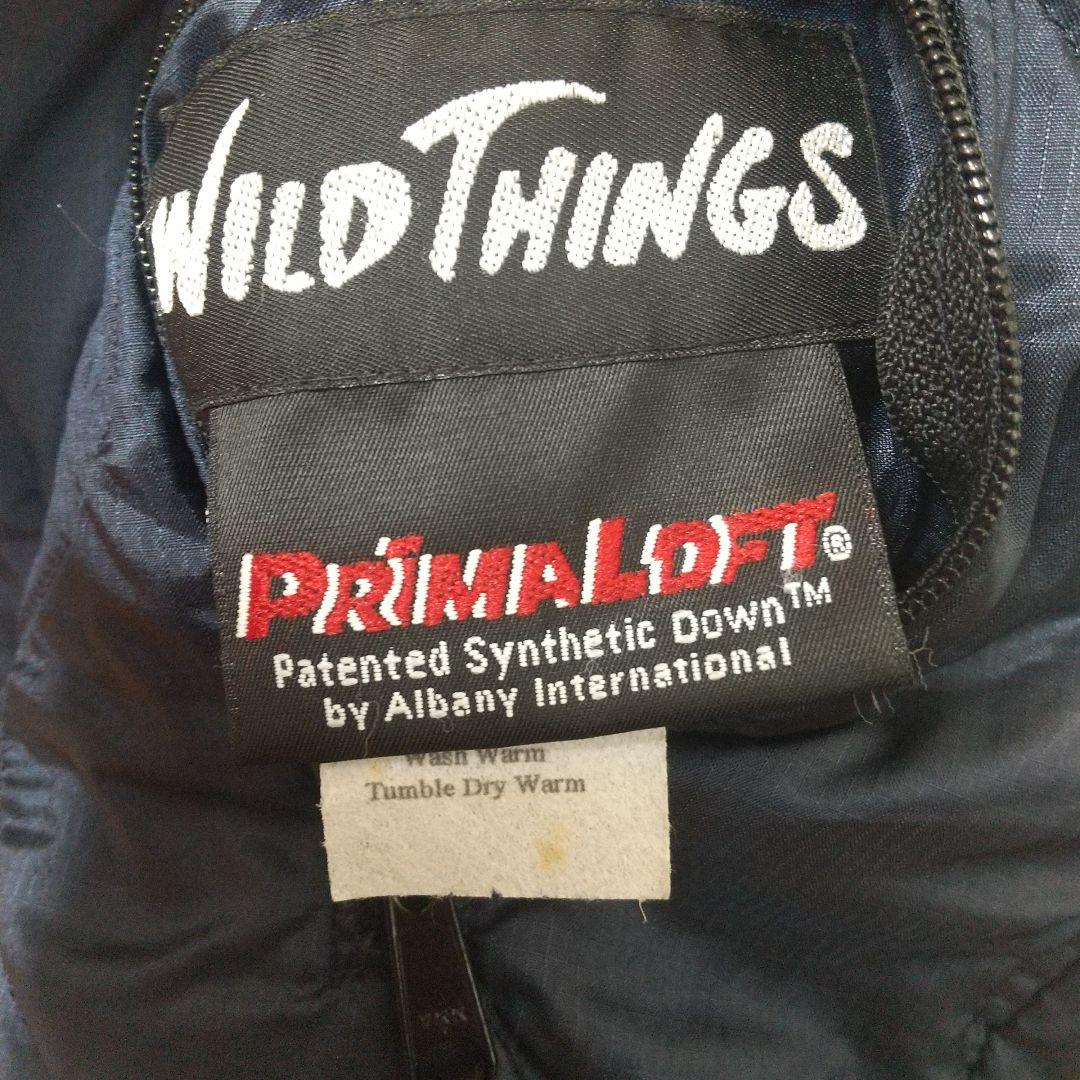 WILD THINGS リバーシブルベスト ネイビー/イエローサイズL
