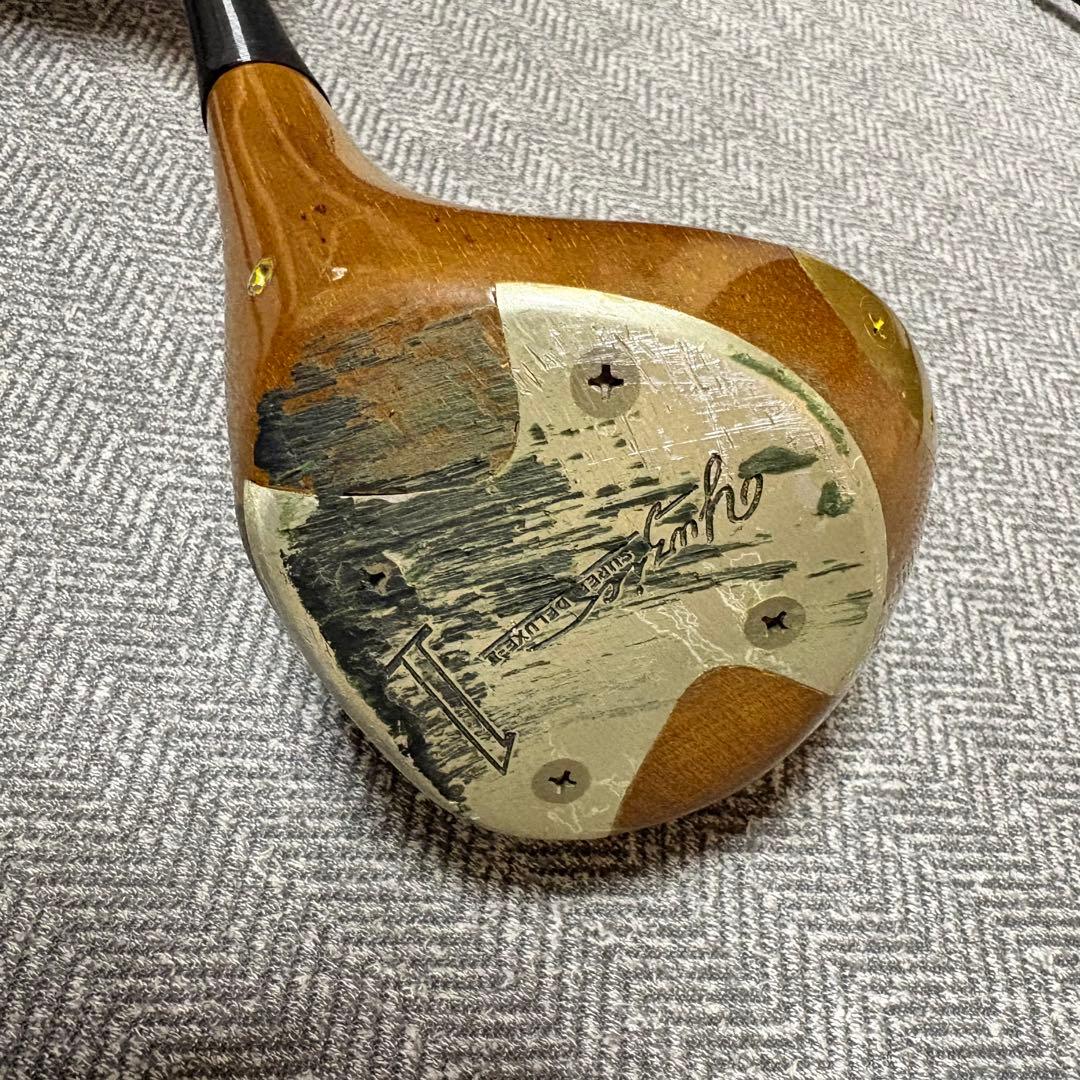 旧ドライバー2本セットツルヤ CROSSHILL チタン ＆希少パーシモン 1W