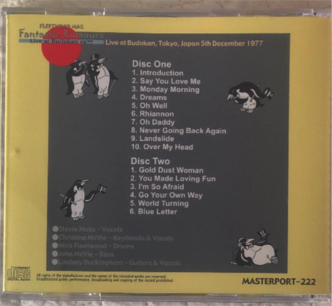 洋楽 Fleetwood Mac / LIVE at BUDOKAN 1977