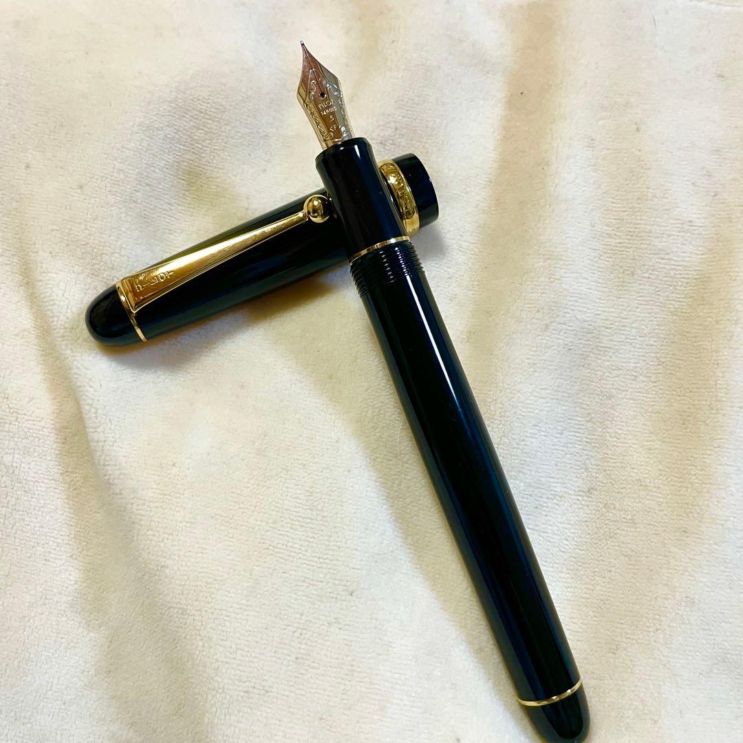 PILOT カスタム74 F（細字）ブラック 純正コンバーター CON‑70 付
