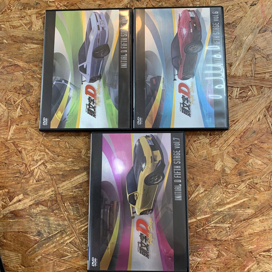頭文字D FIFTH STAGE DVD 全7巻セット