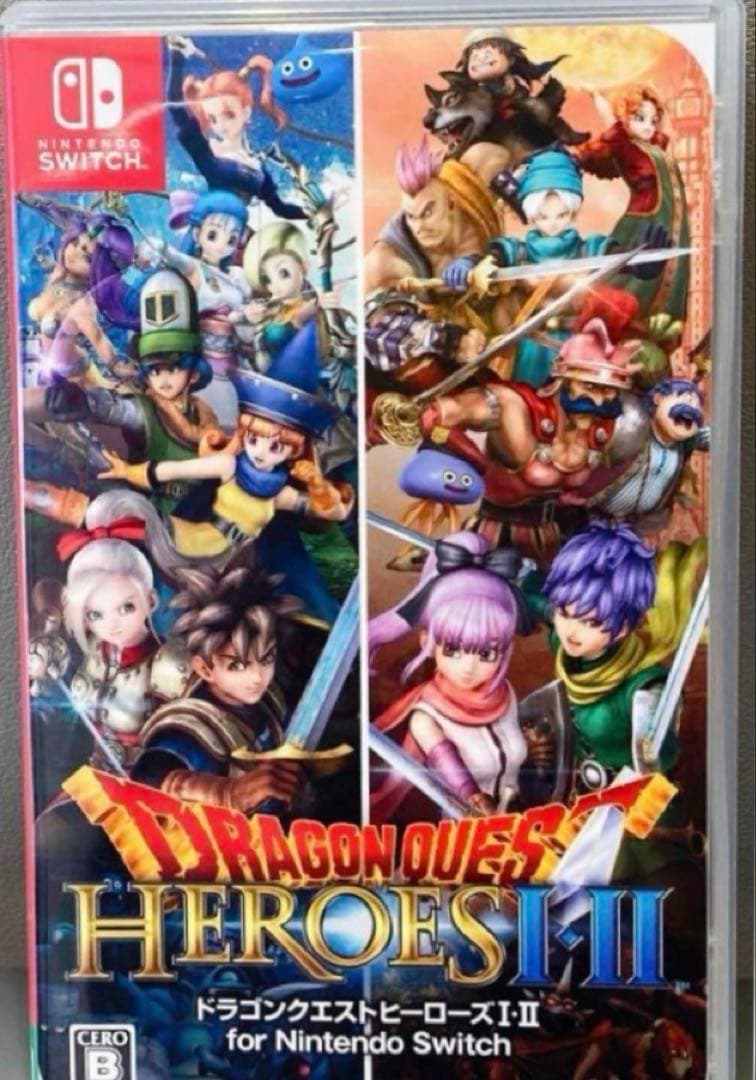 任天堂スイッチソフト⭐️ドラゴンクエストヒーローズ1・2ドラクエ無双（動作確認⭕️）