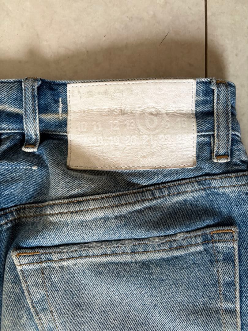 MM6 Maison Margiela ハイライズ ワイドジーンズ サイズ26