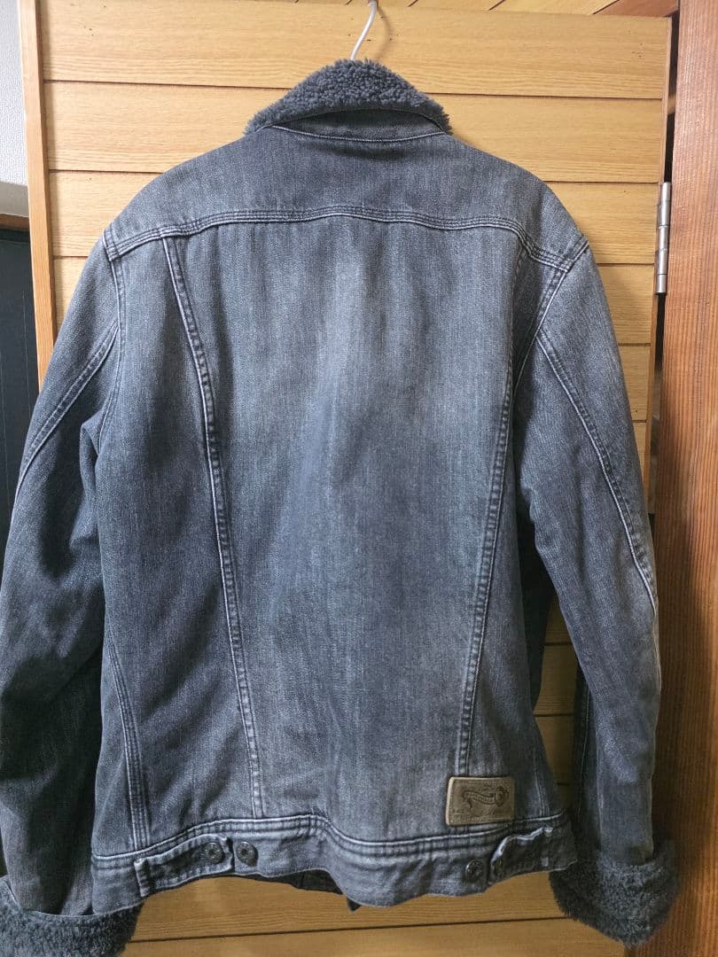 DIESEL ボアジャケット ブラック Lサイズ