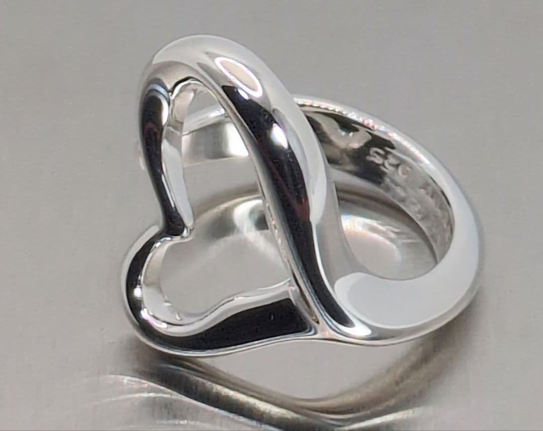TIFFANY＆Co.　ティファニー　指輪　リング　オープンハート　9号1A