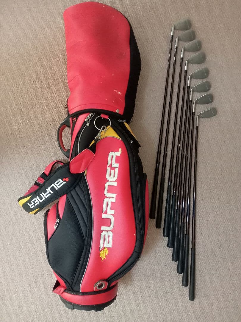 TaylorMade Burner キャディバッグ・アイアンセット 8本