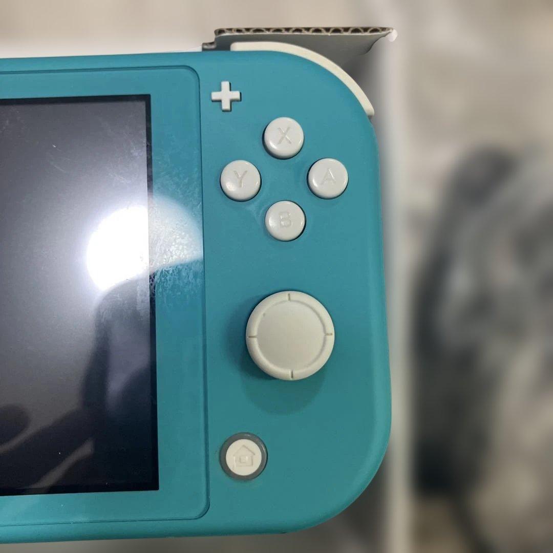 Nintendo Switch Lite ターコイズ 本体+アダプター+箱