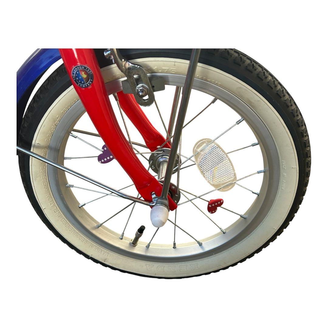引き取り限定　かじ取り棒つき（取外し可）子ども用自転車　14インチ　幼児用自転車