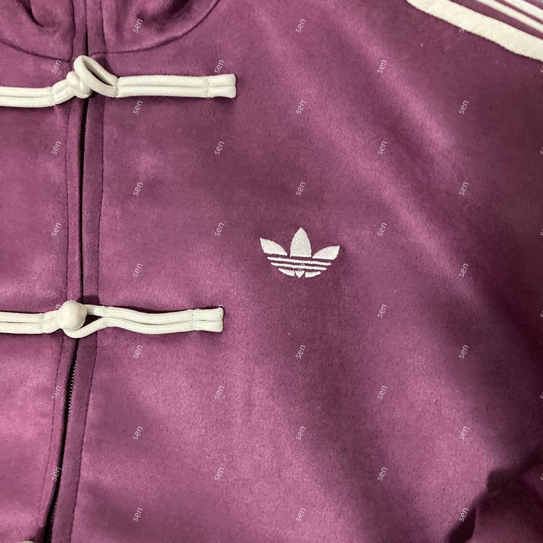 adidasアディダス 中国限定 M蛇年トラックジャケット むらさき