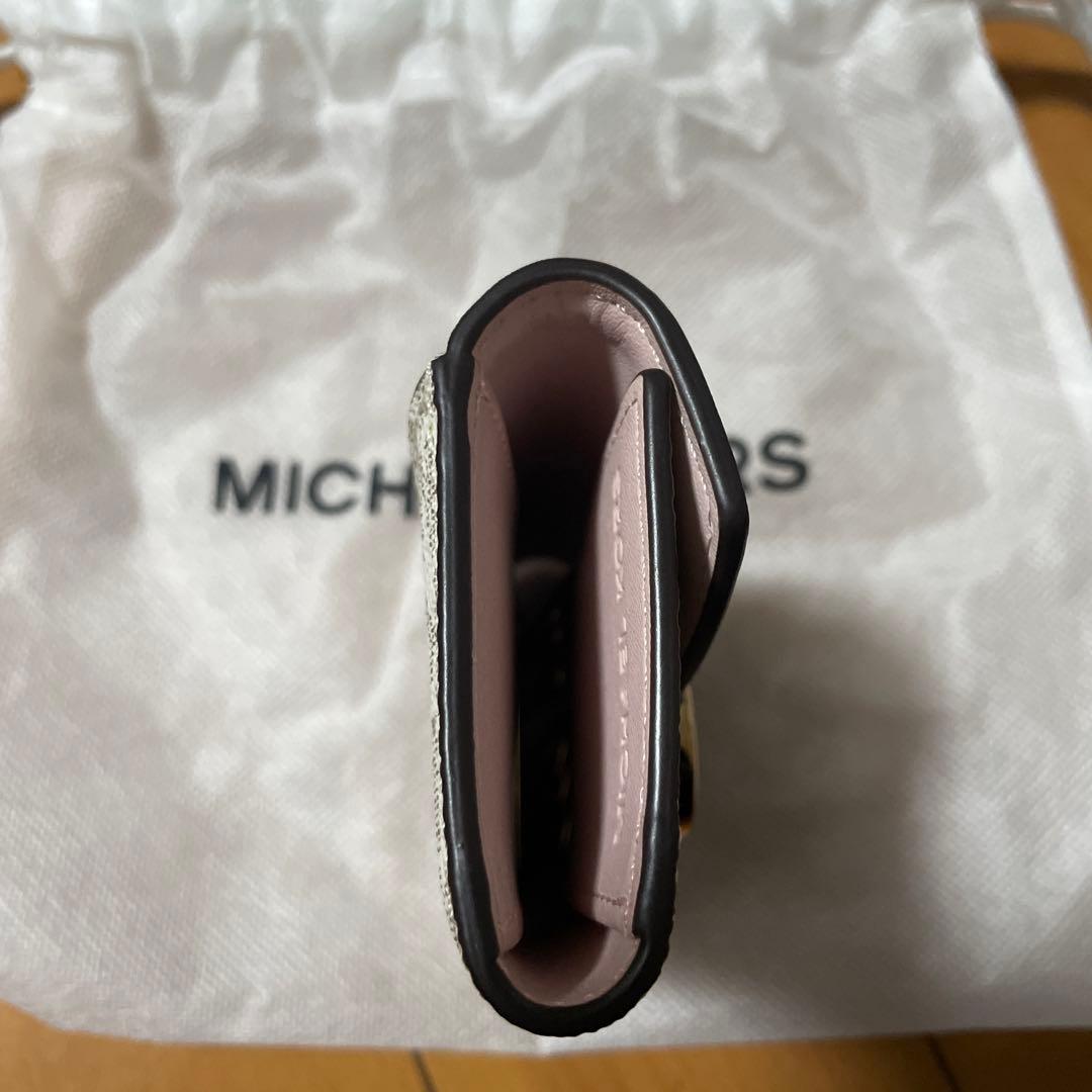とかげ　　Michael Kors キーケース ピンク/ホワイト