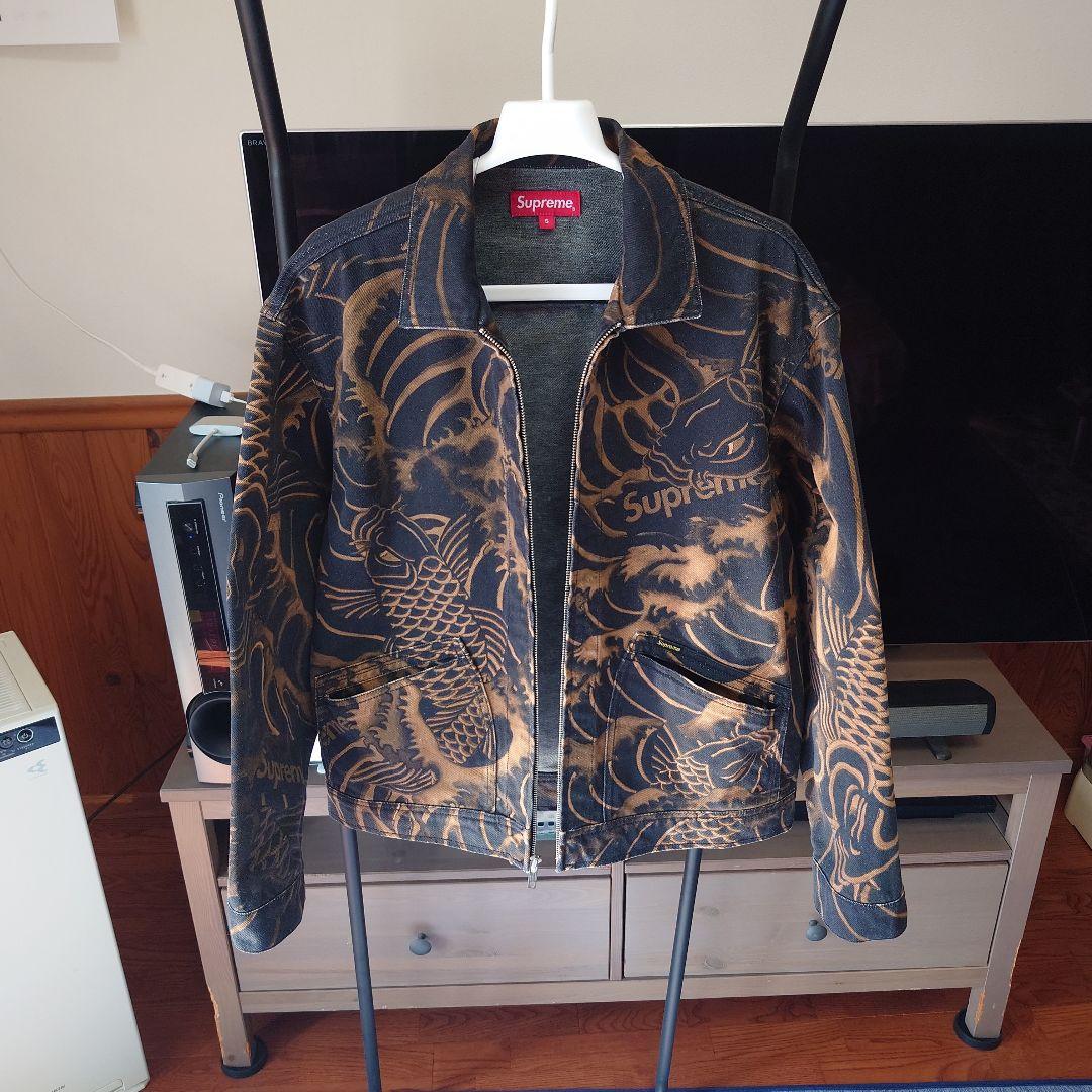 希少 美品 Supreme 20SS Waves Work Jacket
