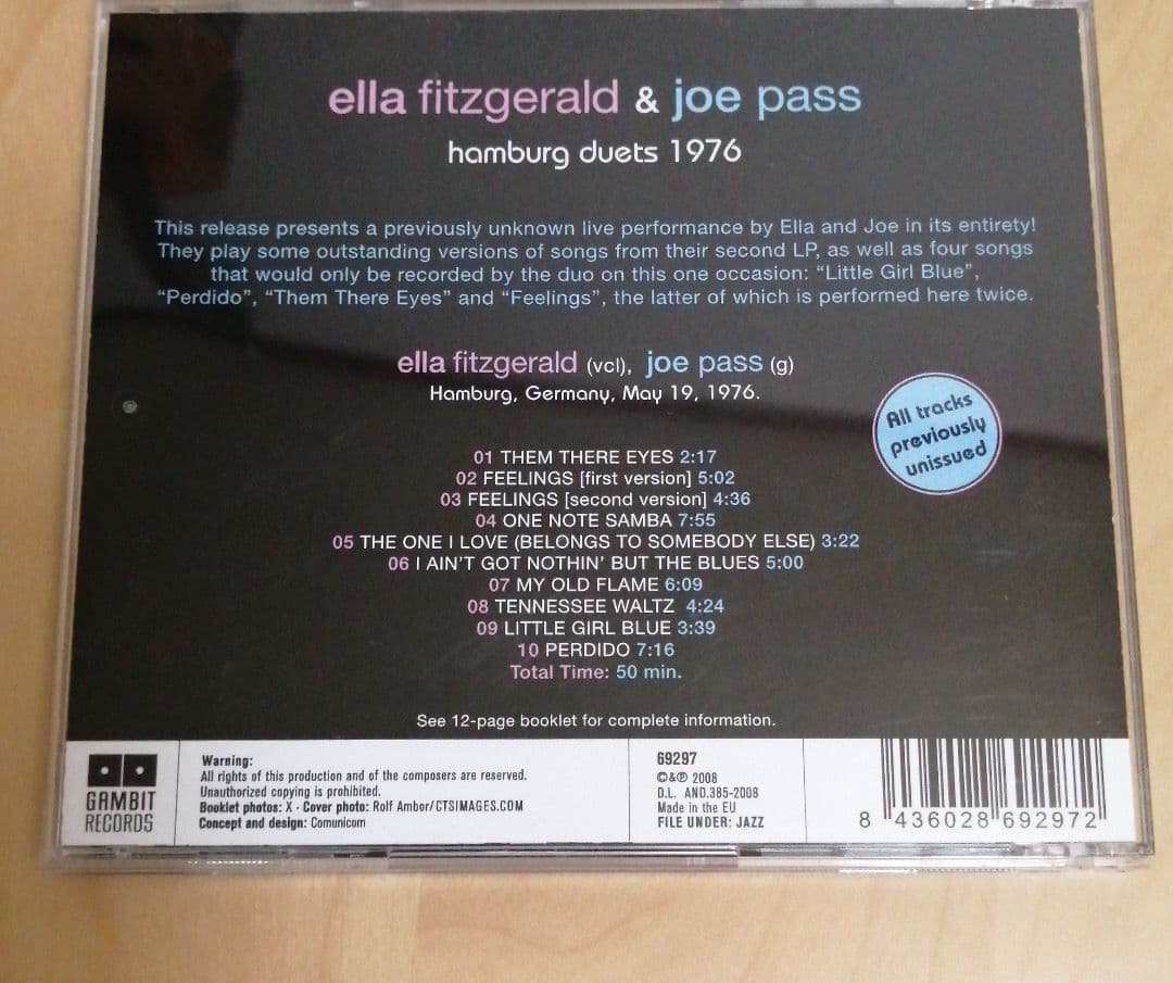 洋楽 HAMBURG DUETS 1976