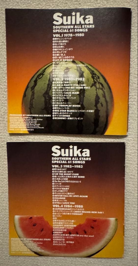 サザンオールスターズ　すいか Suika CD4枚組　限定ベストアルバム 缶付き