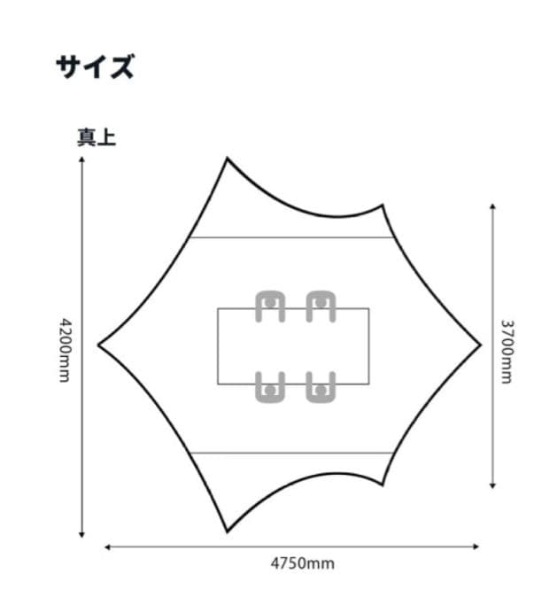 CHUMS【未開封】BOOBY HEXA TARP