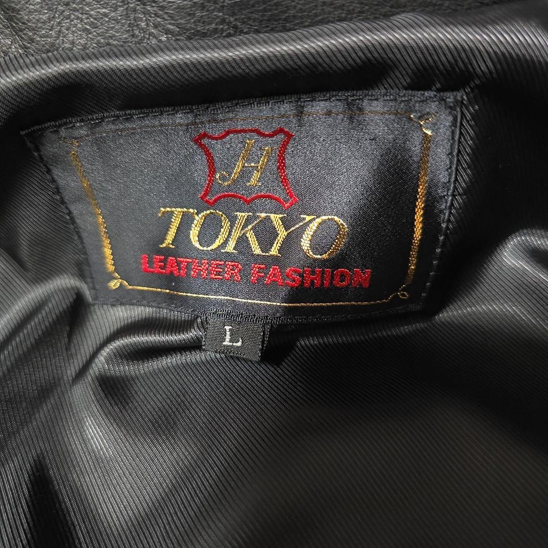 上野　舶来堂　TOKYO LEATHER FASHION 牛革 レザージャケット