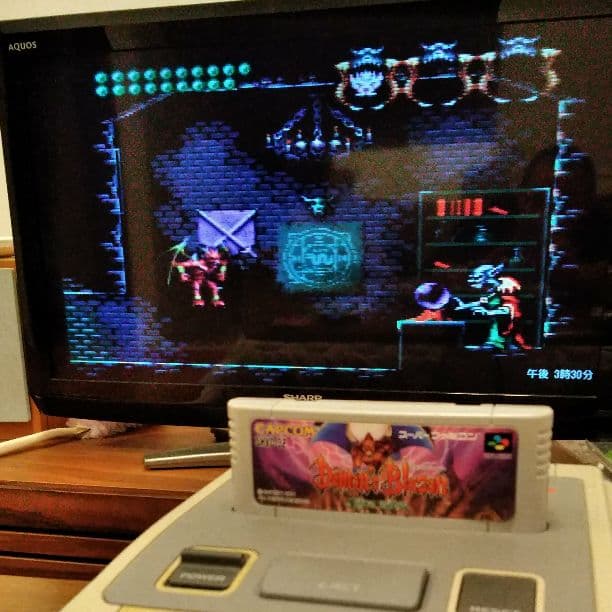 SFC デモンズブレイゾン　攻略本セット
