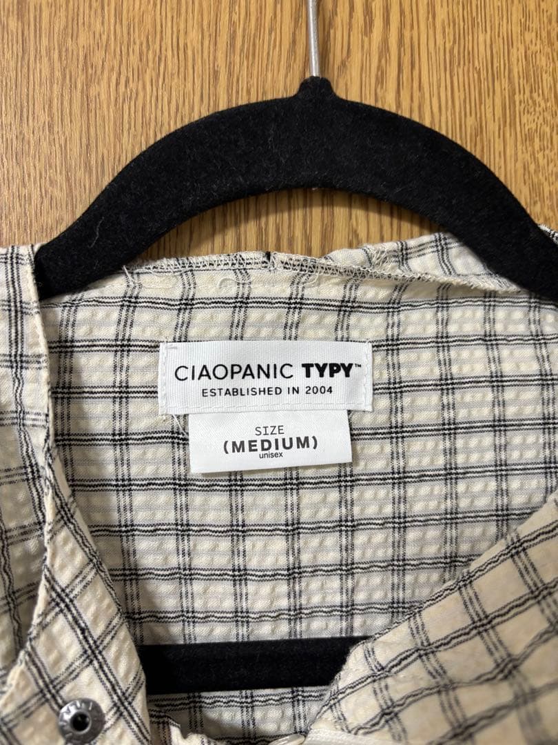 CIAOPANIC TYPY チェックフードシャウター　Mサイズ