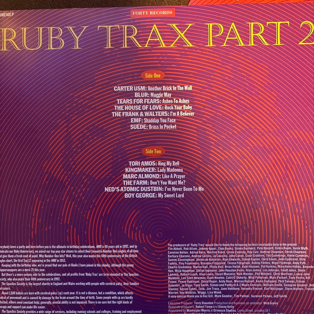 洋楽 V.A. NME 40th RUBY TRAX 3LP 1992