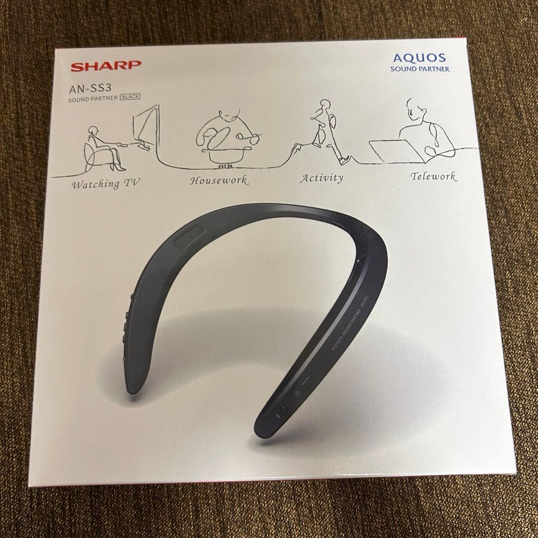 ヘッドホン AQUOS SOUND PARTNER AN-SS3 BLACK